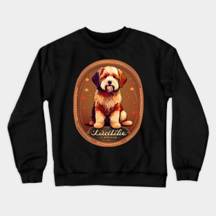 I Love My Doodle Goldendoodle Mom Labradoodle Dog Owner vintage Crewneck Sweatshirt